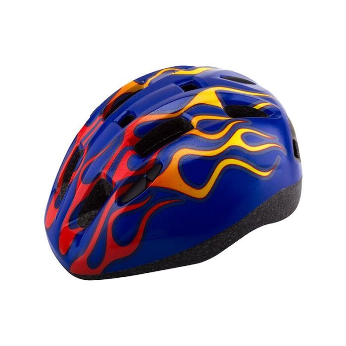 Aerius V11 - KIDS' Helmet Blue/Flames