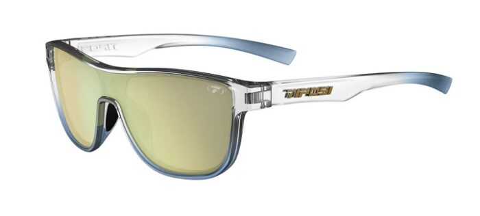 Tifosi Sizzle Frost Blue Frame (Smoke Tint with Yellow Mirror)
