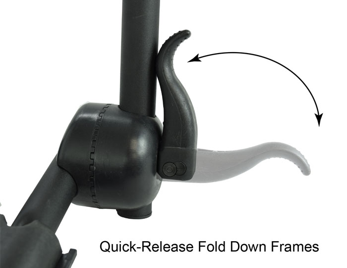 Malone FoldAway-5™ Multi-Rack Folding 1 or 2 Kayak SUP Canoe Carrier - Image 5