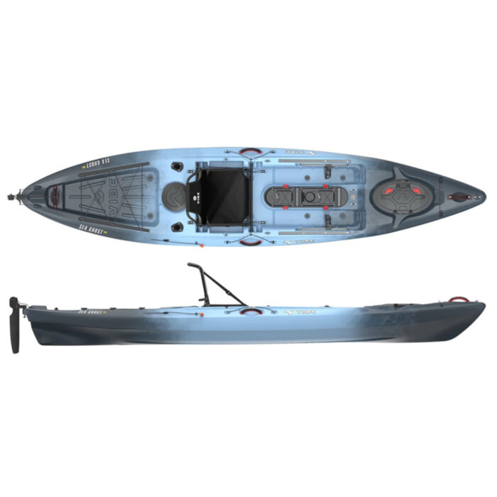 Vibe Sea Ghost 130 Kayak (Slate Blue)