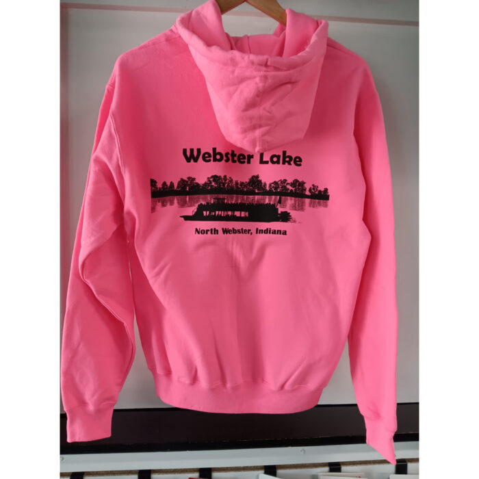 Webster Lake Zip-Up Hoodie - MEDIUM / Pink