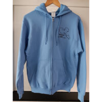 Webster Lake Zip-Up Hoodie - SMALL / Blue - Image 2