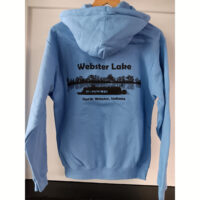 Webster Lake Zip-Up Hoodie - SMALL / Blue