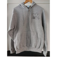 Webster Lake Zip-Up Hoodie - SMALL / Grey - Image 2
