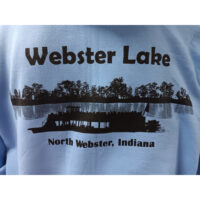 Webster Lake Zip-Up Hoodie - SMALL / Blue - Image 3