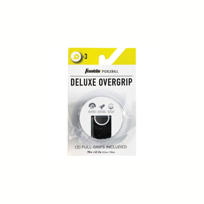 Franklin Deluxe Pickleball Overgrip (Black)