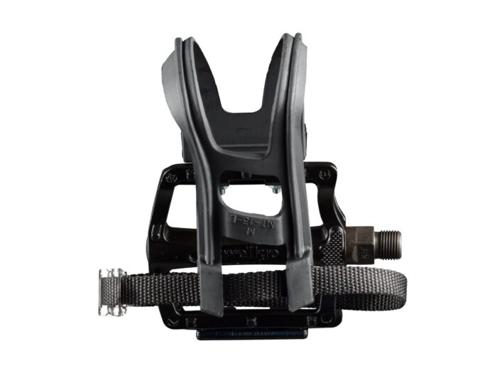 Wellgo B133 Alloy Medium Platform Pedal Set with Clip & Strap