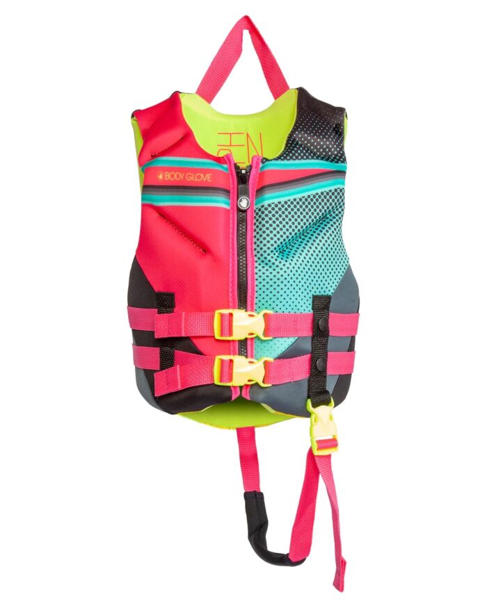 Body Glove Phantom Youth USCGA + TCA PFD (Aqua/Pink)