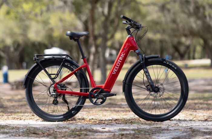 Velotric Discover 2 E-Bike, Step-Thru (Cherry Crimson Red) - Image 3