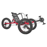 Fat-Tad CXs Tadpole - Sunseeker Recumbent Trike 24-Speed - Image 2