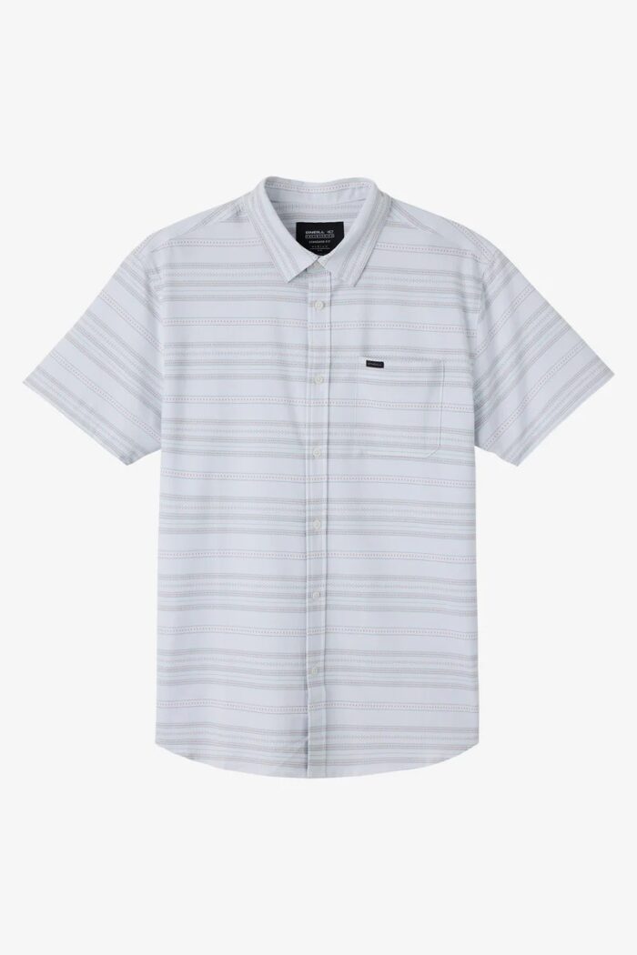 O'Neill TRVLR Upf Traverse Stripe Standard Fit Shirt (Medium)
