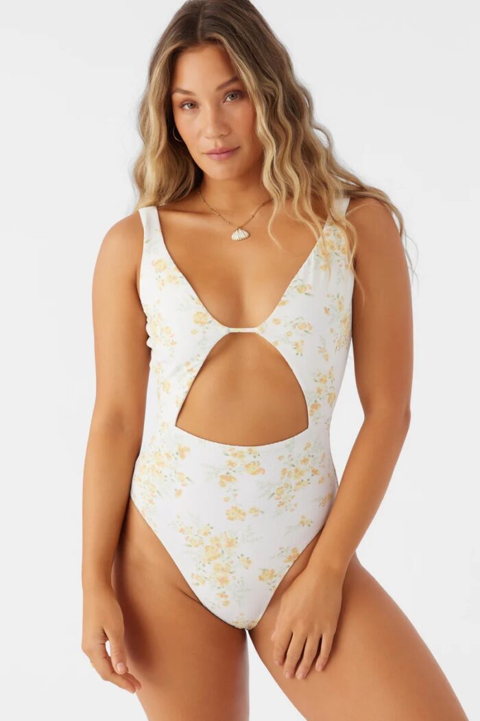 O'Neill Tatianna Floral Morro Bay One-Piece (Large)