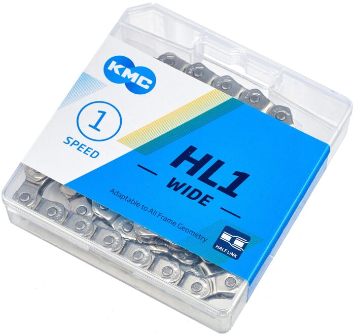 KMC HL1 Wide Nickel Plated 1-Speed Chain