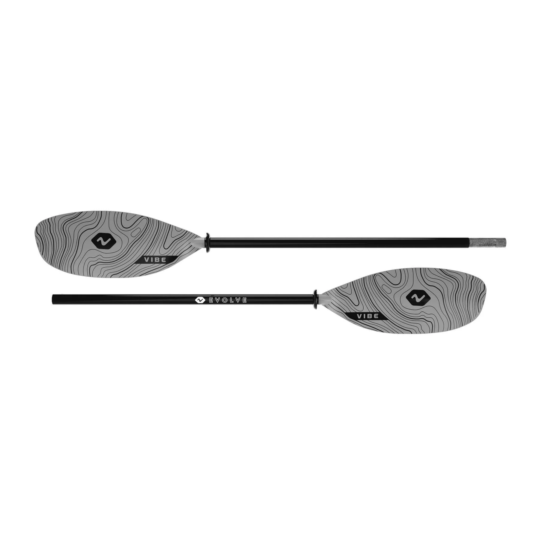 Vibe Evolve Fiberglass Kayak Paddle (Smoke Gray) - Image 2