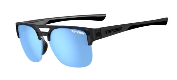 Tifosi Salvo Crystal Smoke Frame Smoke Tint (Sky Blue Mirror)