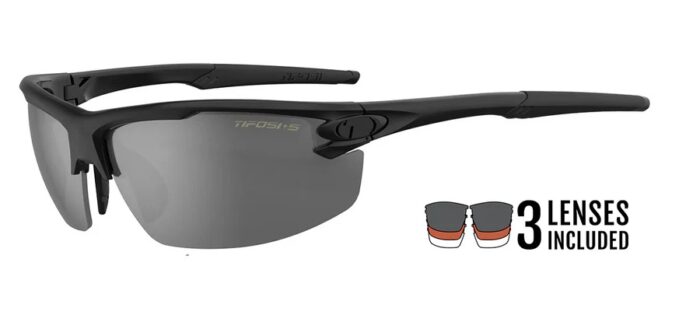 Tifosi Z87.1 Rivet Tactical Blackout Frame Interchange
