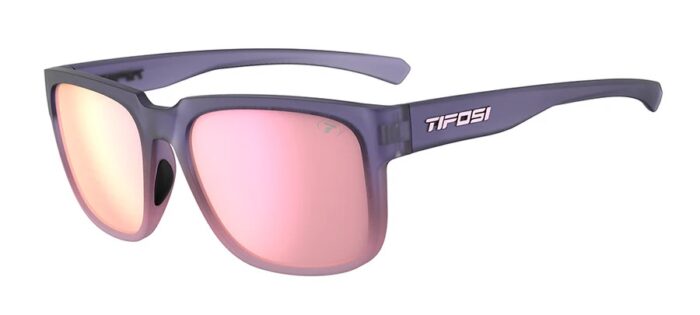 Tifosi Shumo Midnight Coral Frame Smoke Tint with Pink Mirror