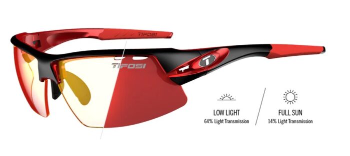 Tifosi Crit Black/Red Frame Clarion Red Fototec