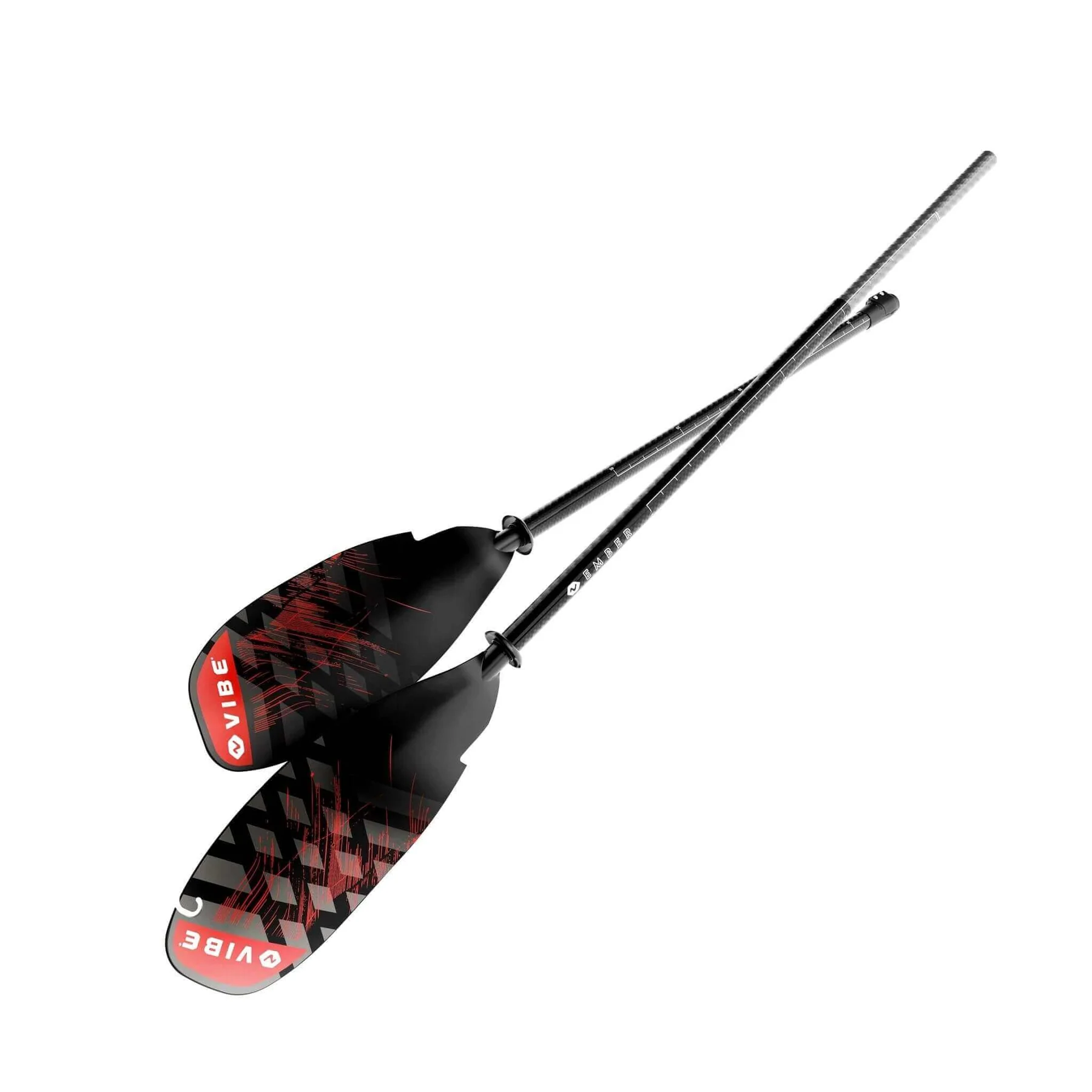 Vibe Ember Carbon Fiber Paddle 240cm-260cm (Tsunami Red) - Image 3