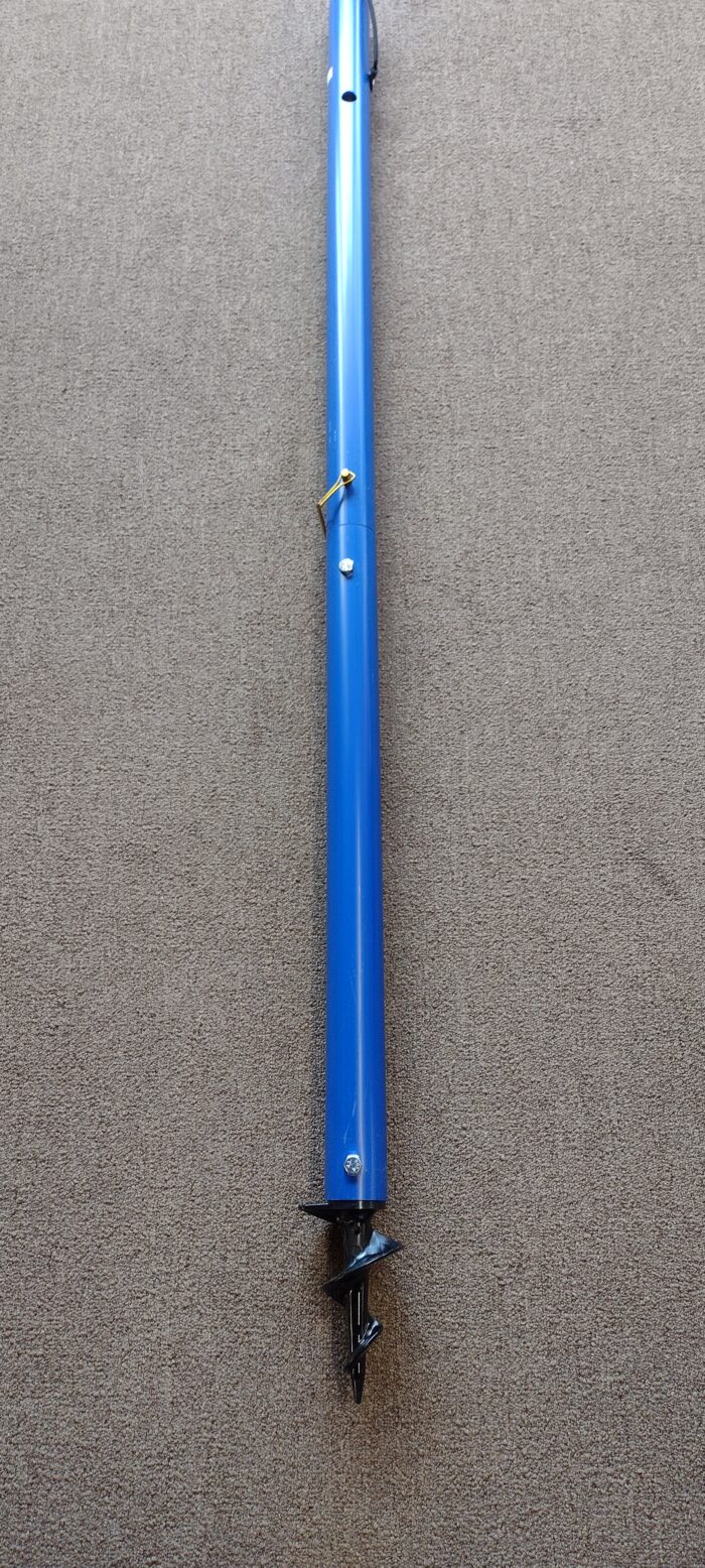 5' Beach Anchor (Blue) - Collapses to 33" for storage