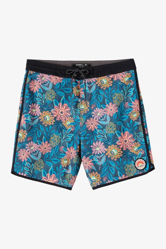 O'Neill Cruzer Scallop 18" Boardshorts (Multi-Colored) 32"