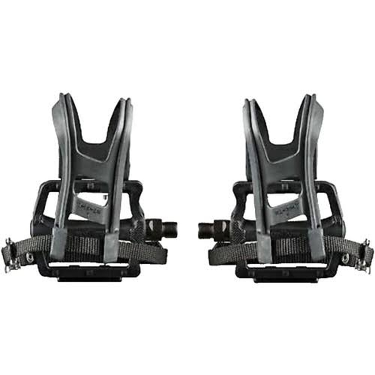 Wellgo B197T Resin Large Platform Pedal Set with Clip & Strap