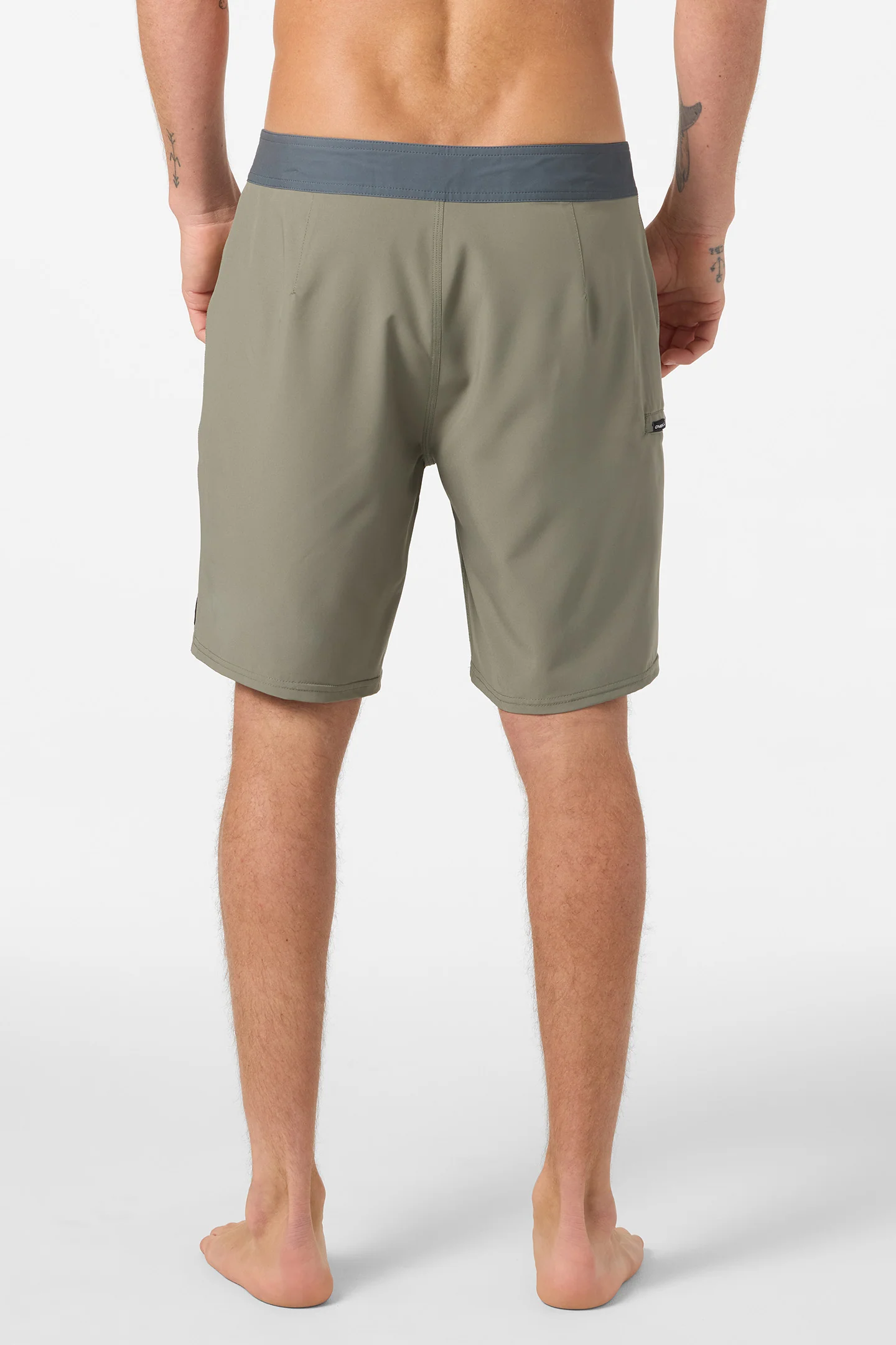 O'Neill Hyperfreak Heat Solid 19" Boardshorts (Mulled Basil) 36" - Image 2