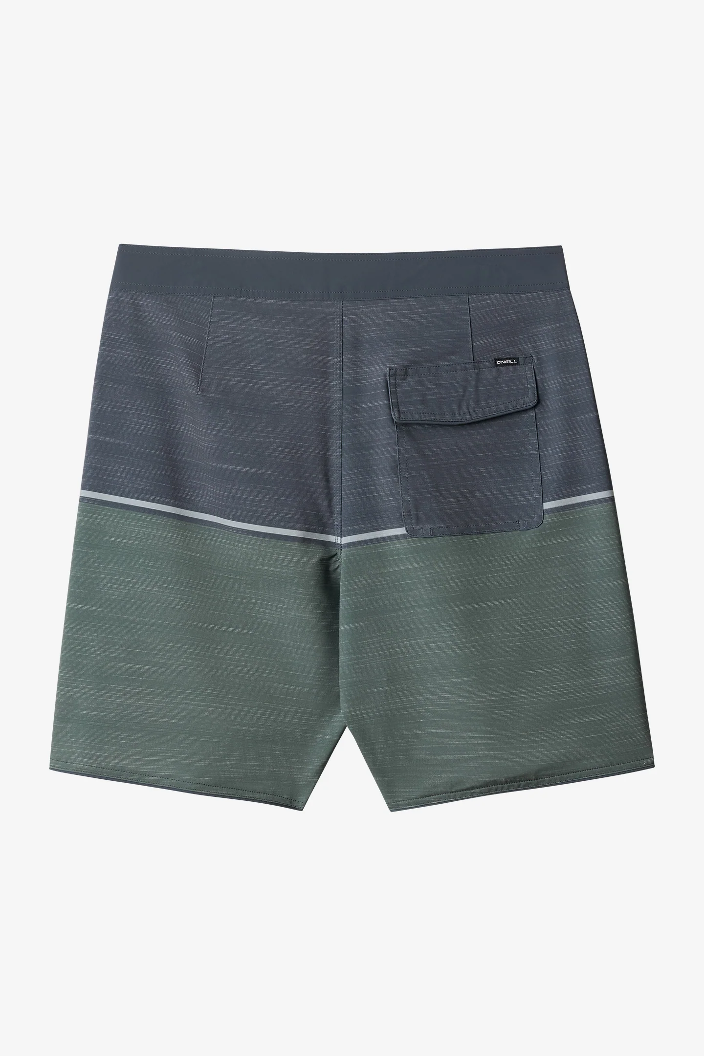 O'Neill Hyperfreak Mysto Block Scallop 19" Boardshorts (Dark Olive) 34" - Image 2